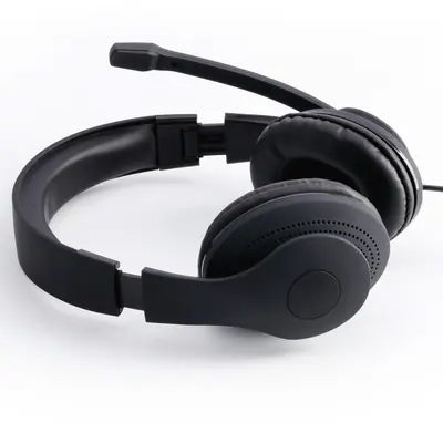 Hama USB-300 headset Black – 2. kép