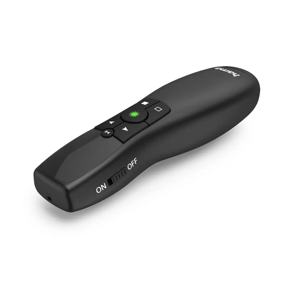 HAMA MULTIMEDIA PRESENTER "GREEN-LIGHT"ZÖLD LÉZER POINTER-REL-fekete – 3. kép