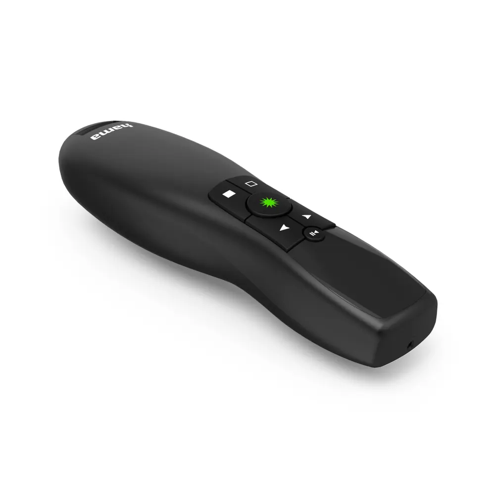 HAMA MULTIMEDIA PRESENTER "GREEN-LIGHT"ZÖLD LÉZER POINTER-REL-fekete – 4. kép
