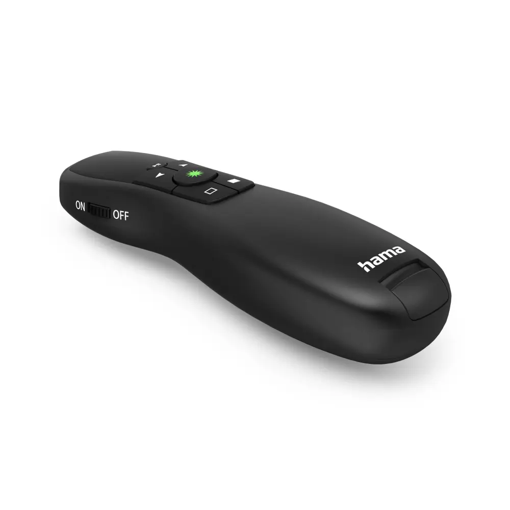 HAMA MULTIMEDIA PRESENTER "GREEN-LIGHT"ZÖLD LÉZER POINTER-REL-fekete – 8. kép