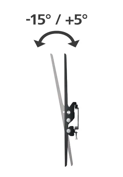Hama FITV TV Wall Mount 400x400 Black – 2. kép