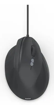 Hama ECM-500R Ergonomic Vertical Mouse Black