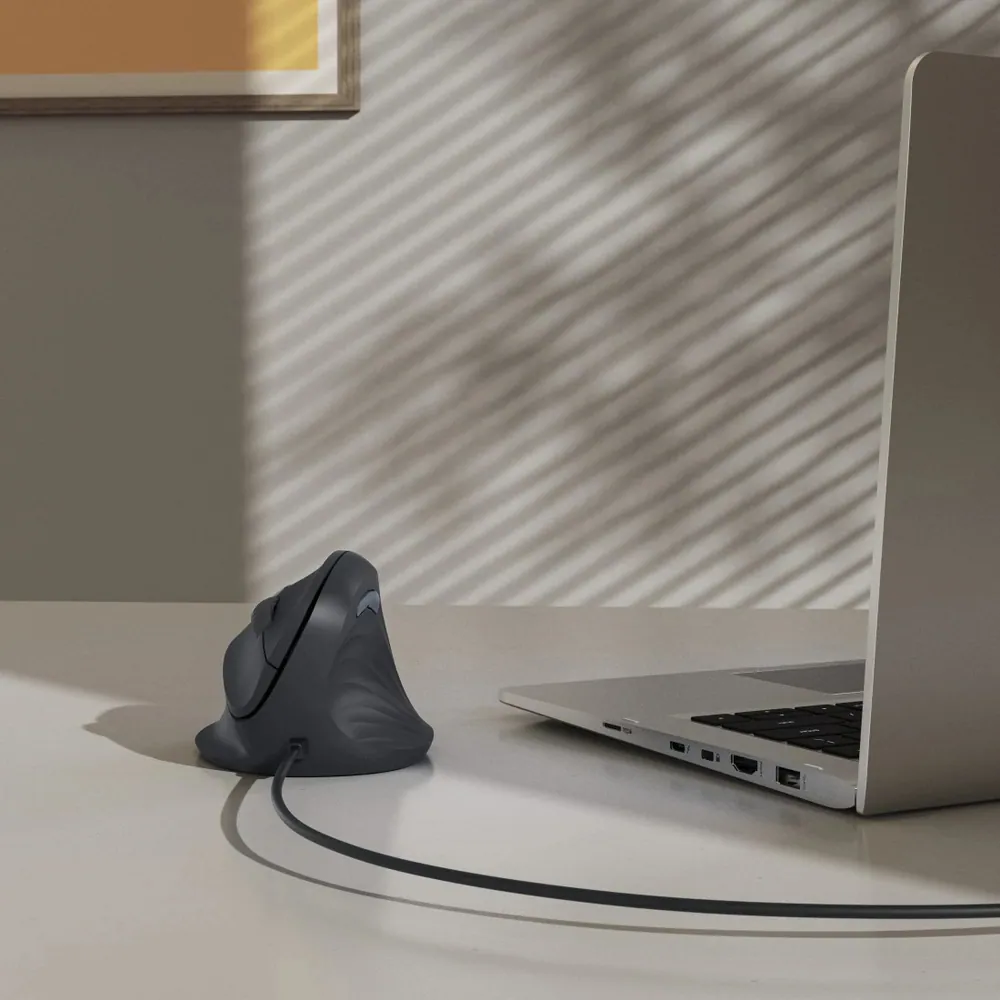 Hama ECM-500R Ergonomic Vertical Mouse Black – 7. kép