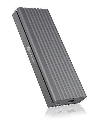 Raidsonic IcyBox IB-1817M-C31 External Type-C aluminium enclosure for M.2 NVMe SSD Grey