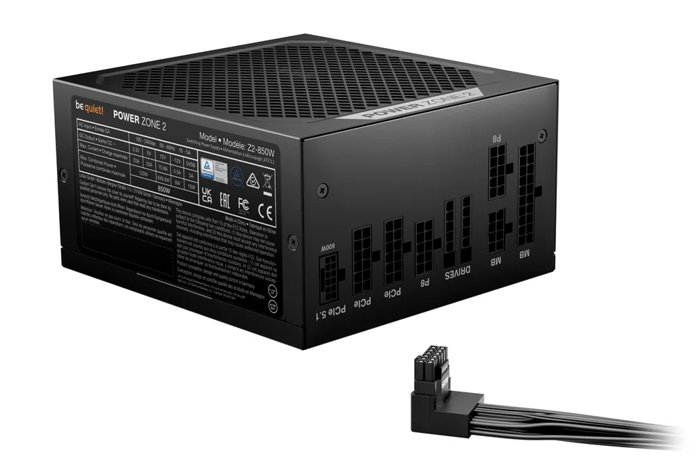 Be quiet! 850W 80+ Platinum Power Zone 2 – 2. kép