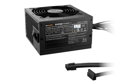 Be Quiet! Tápegység 650W - SYSTEM POWER 11 (80+ Bronze, ATX3.1, PCIe5.1, fekete) – 2. kép