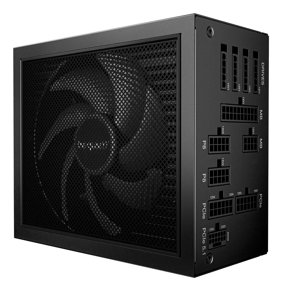 Be Quiet! Tápegység 850W - DARK POWER 14 (80+ Titanium, ATX3.1, PCIe5.1, moduláris, fekete)