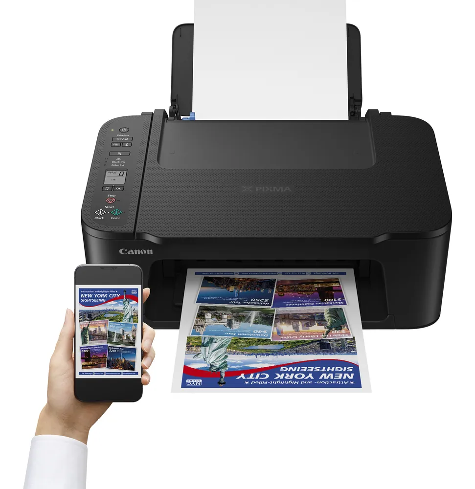 Canon PIXMA TS3750i Wireless Tintasugaras Nyomtató/Másoló/Scanner Black – 6. kép