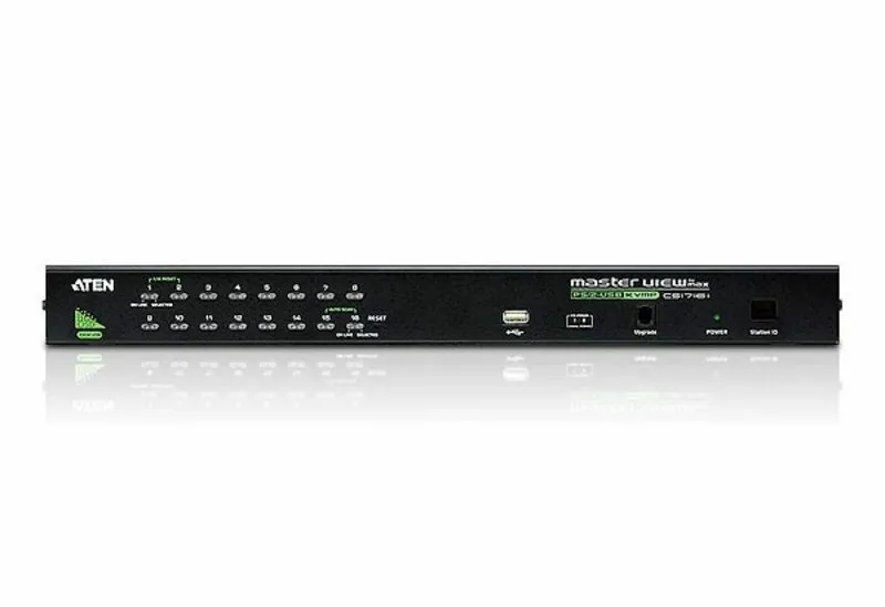 ATEN CS1716A 16-Port PS/2-USB VGA KVM Switch with Daisy-Chain Port and USB Peripheral Support – 3. kép
