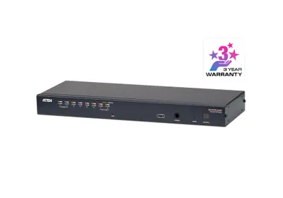 ATEN Altusen 8-Port Multi-Interface (DisplayPort, HDMI, DVI, VGA) Cat 5 KVM Switch