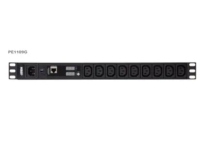 ATEN PE1109G Basic Metered 1U PDU Black