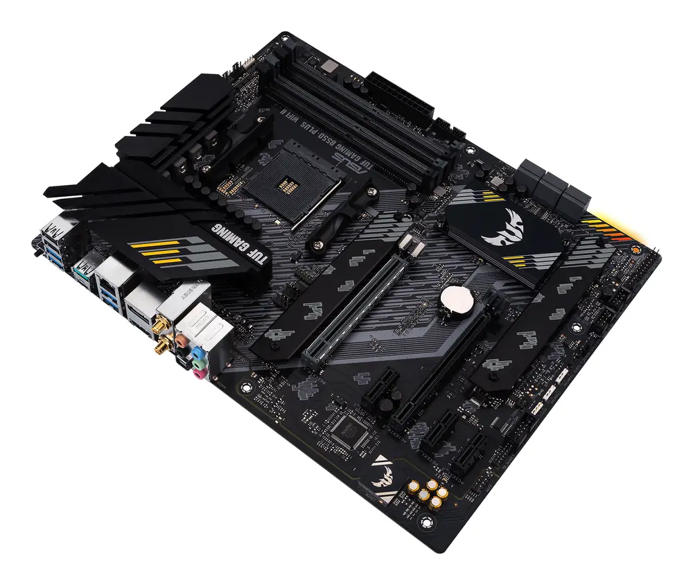 Asus Alaplap - AMD TUF GAMING B550-PLUS WIFI II AM4 (B550, 4xDDR4 4800MHz, 6xSATA3, 2x M.2, 4xUSB2.0, 8xUSB3.2) – 4. kép