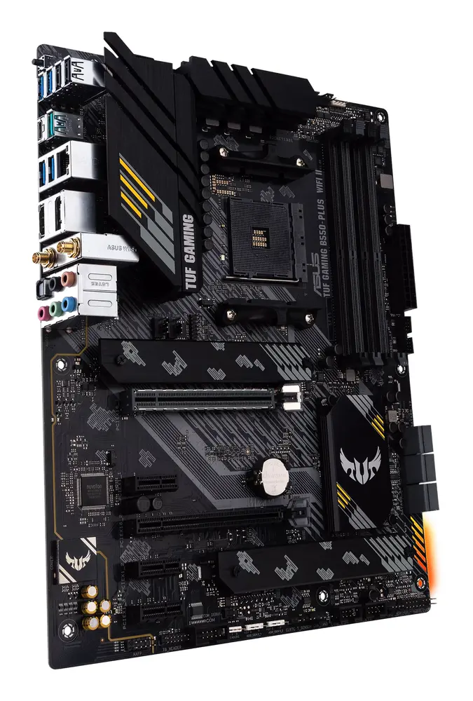 Asus Alaplap - AMD TUF GAMING B550-PLUS WIFI II AM4 (B550, 4xDDR4 4800MHz, 6xSATA3, 2x M.2, 4xUSB2.0, 8xUSB3.2) – 5. kép