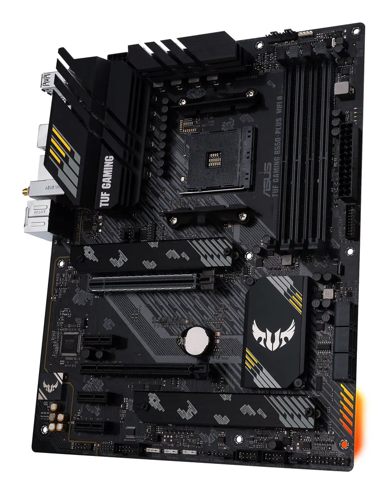 Asus Alaplap - AMD TUF GAMING B550-PLUS WIFI II AM4 (B550, 4xDDR4 4800MHz, 6xSATA3, 2x M.2, 4xUSB2.0, 8xUSB3.2) – 6. kép