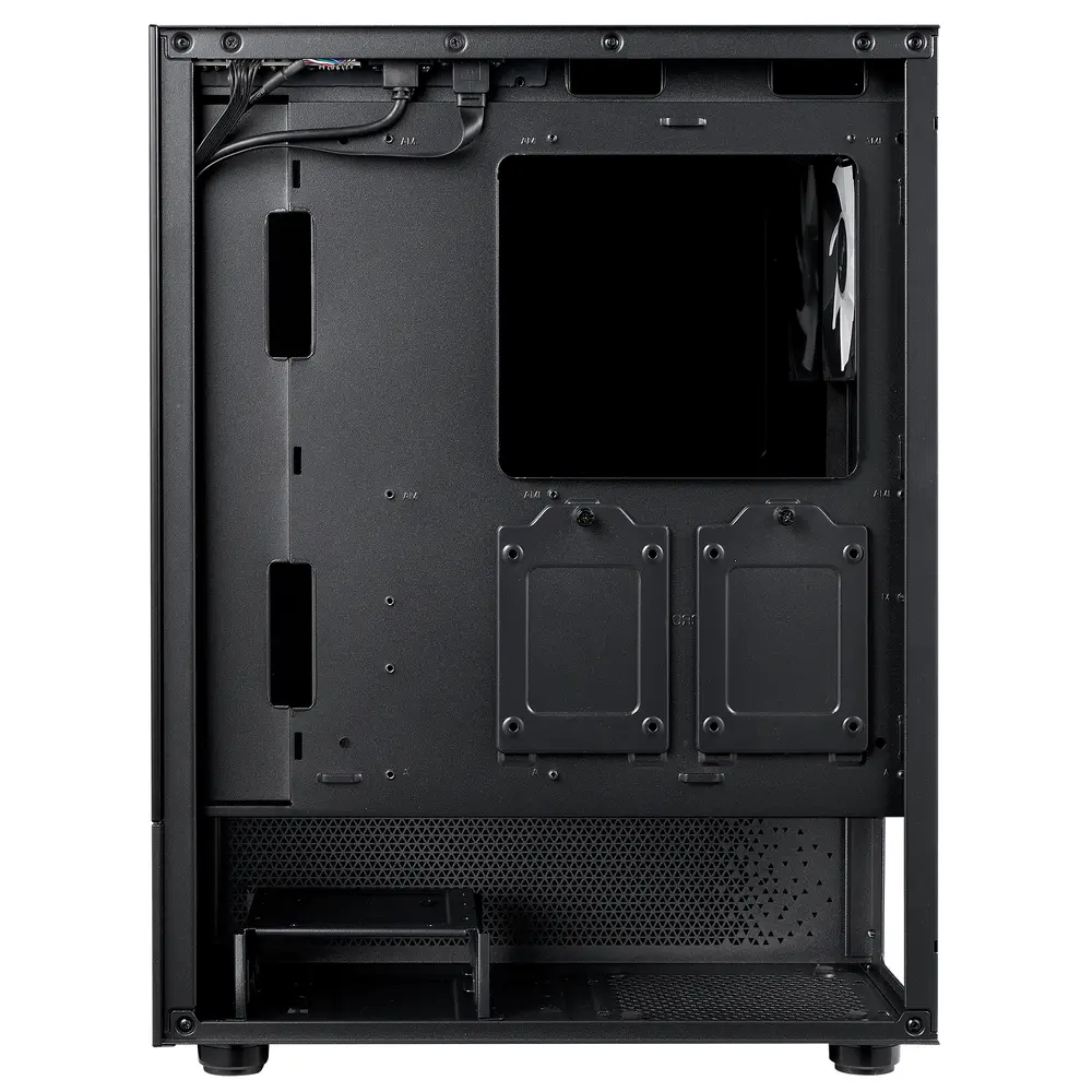 ADATA XPG Ház Midi ATX Invader X Mini, 5x120mm RGB ventilátor, Tápegység nélkül, üvegfalú, fekete – 5. kép