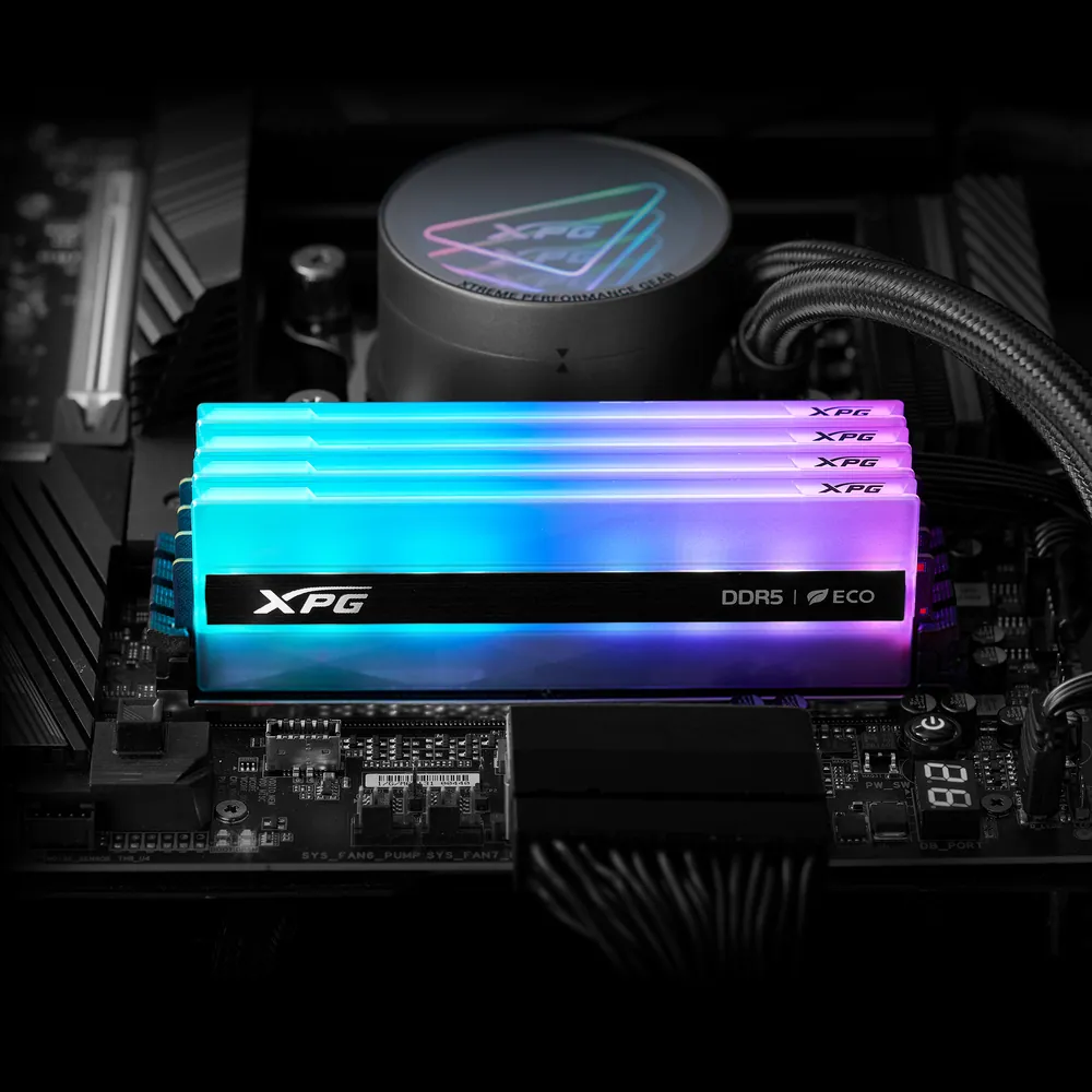 A-Data 16GB DDR5 6400MHz Lancer Neon RGB – 5. kép