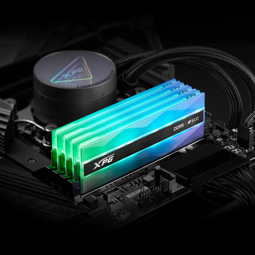 A-Data 16GB DDR5 6400MHz Lancer Neon RGB – 8. kép