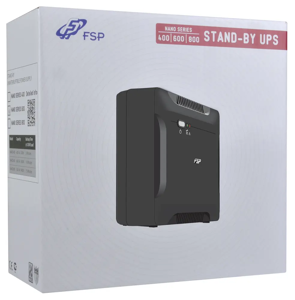 FSP 600VA Nano 600 szünetmentes táp – 2. kép