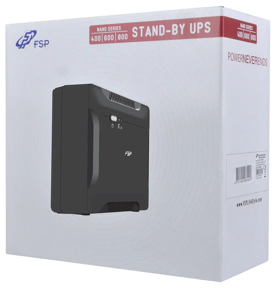 FSP 600VA Nano 600 szünetmentes táp – 3. kép