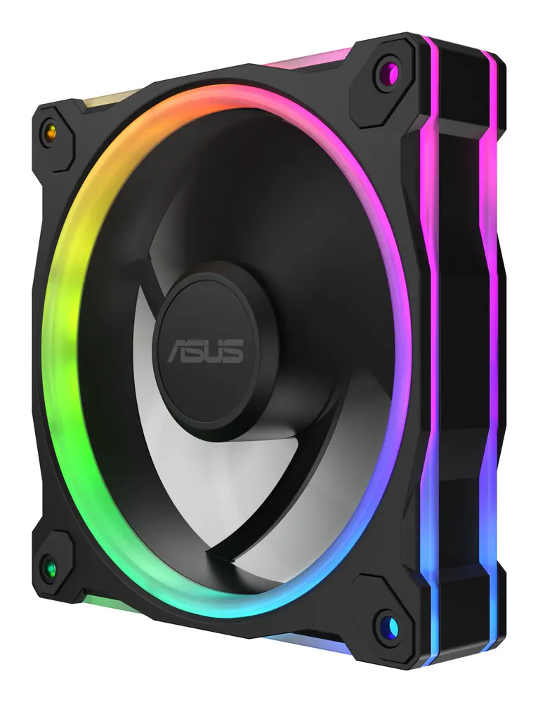 Asus Prime MR120 ARGB rendszerventilátor - 120mm, 21dBA, PWM, 1600rpm, 28mm, fekete – 5. kép