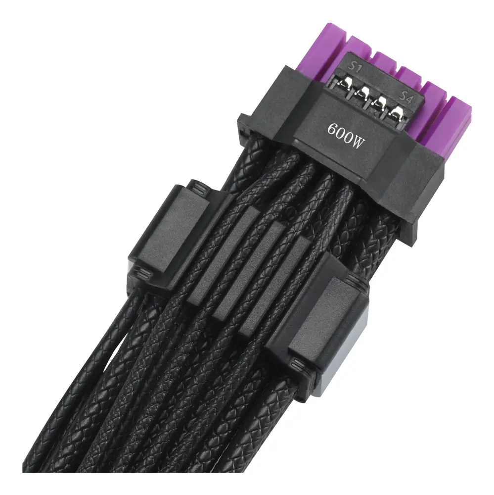 ASUS kábel tápegységhez 16PIN (12V-2x6), Fekete – 3. kép