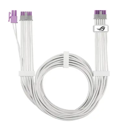 ASUS kábel tápegységhez 16PIN (12V-2x6), Fehér – 2. kép