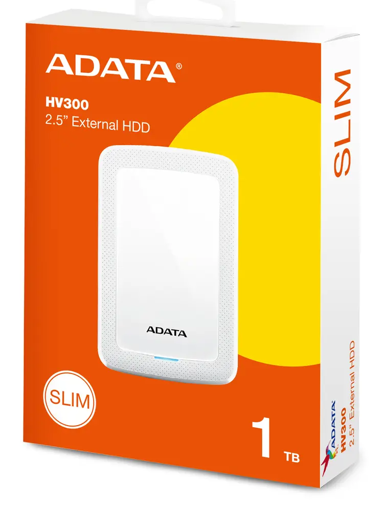 2,5" USB HDD 1TB ADATA USB 3.1 fehér AHV300-1TU31-CWH – 8. kép