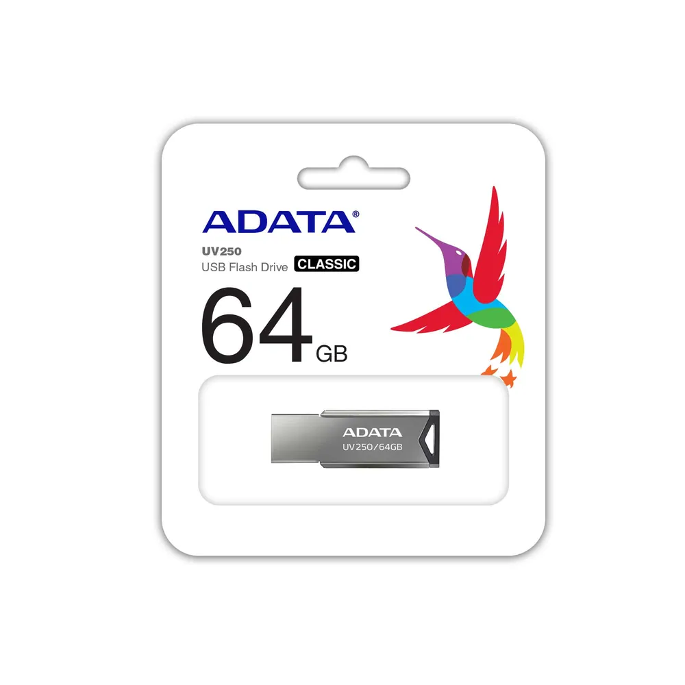ADATA Pendrive - 64GB UV250 (USB2.0, Szürke) – 4. kép
