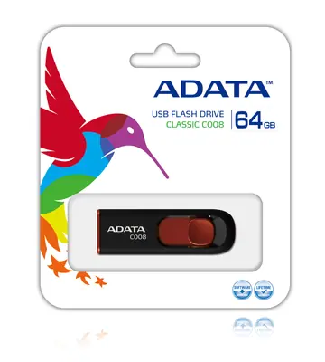 A-Data 64GB Flash Drive C008 Black – 2. kép