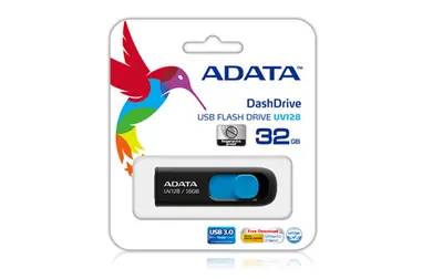 A-Data 128GB Flash Drive UV128 USB3.0 Black/Blue