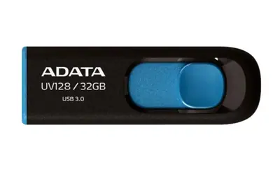 A-Data 128GB Flash Drive UV128 USB3.0 Black/Blue – 2. kép