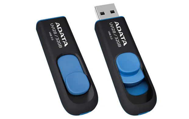 A-Data 128GB Flash Drive UV128 USB3.0 Black/Blue – 3. kép