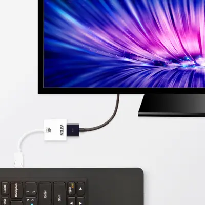 ATEN VC986B True 4K DisplayPort to HDMI Active Adapter White – 2. kép