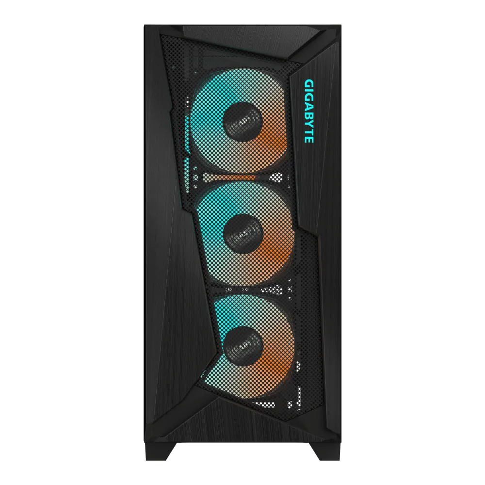 Gigabyte C301G V2 RGB Lighting Tempered Glass Black – 2. kép
