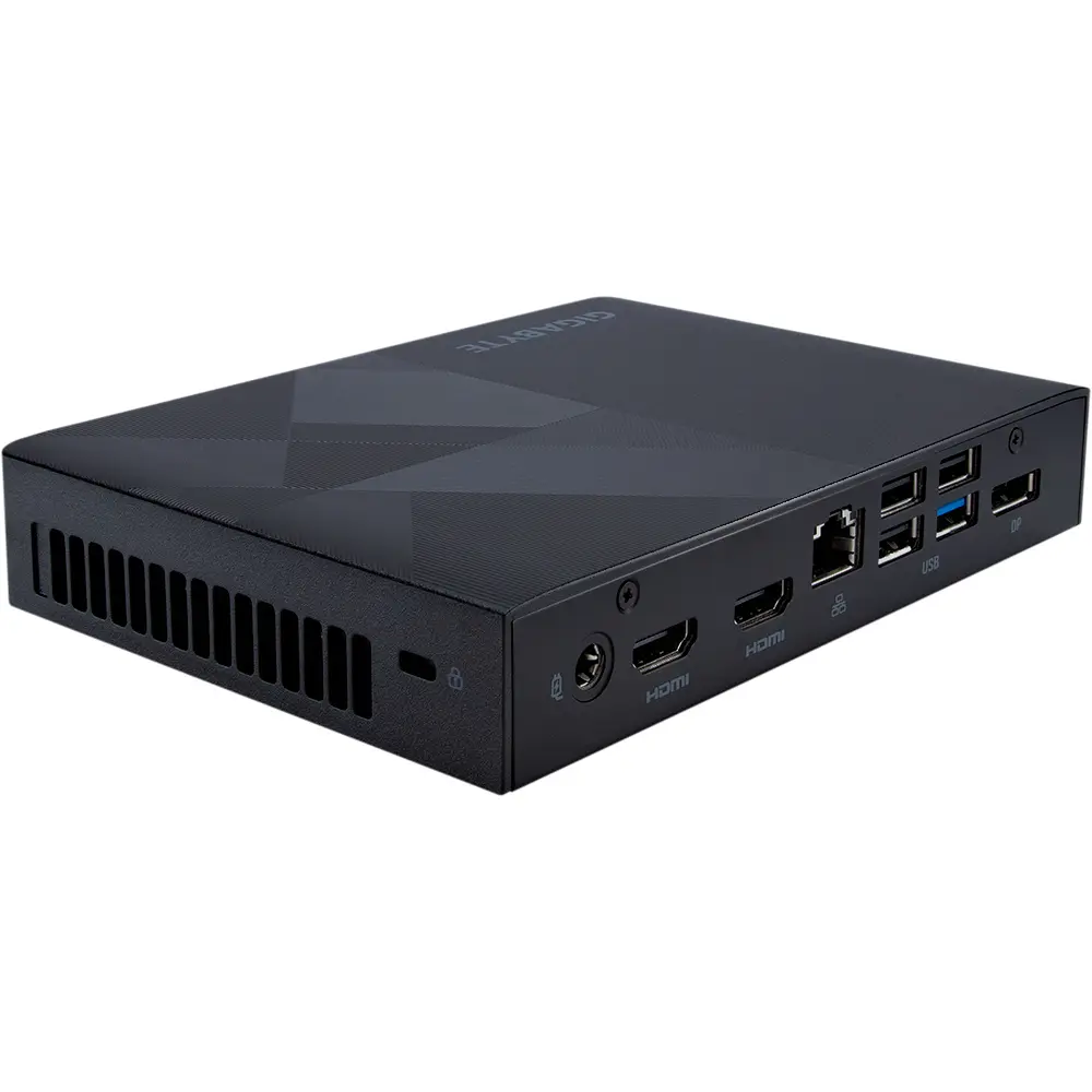 GIGABYTE PC BRIX, Intel N-series N200 3.7GHz, 2xHDMI, Displayport, LAN, WIFI, BT, 6xUSB – 3. kép