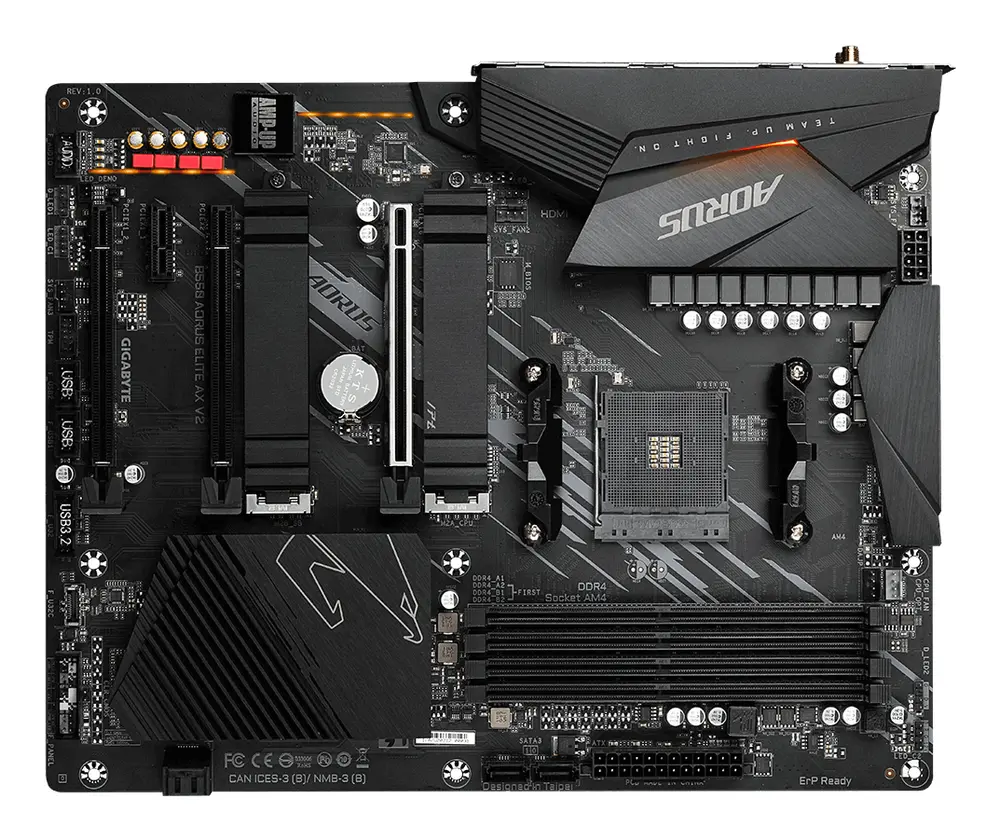 GigaByte B550 AORUS ELITE AX V2 alaplap – 2. kép