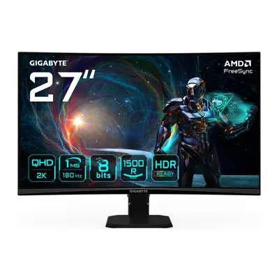 GigaByte 27" GS27QCA monitor