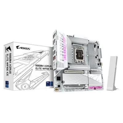 GigaByte B860M AORUS ELITE WIFI6E ICE alaplap