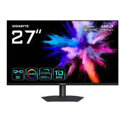 GIGABYTE OLED Monitor 27" GO27Q24A 2560x1440, 2xHDMI/Displayport