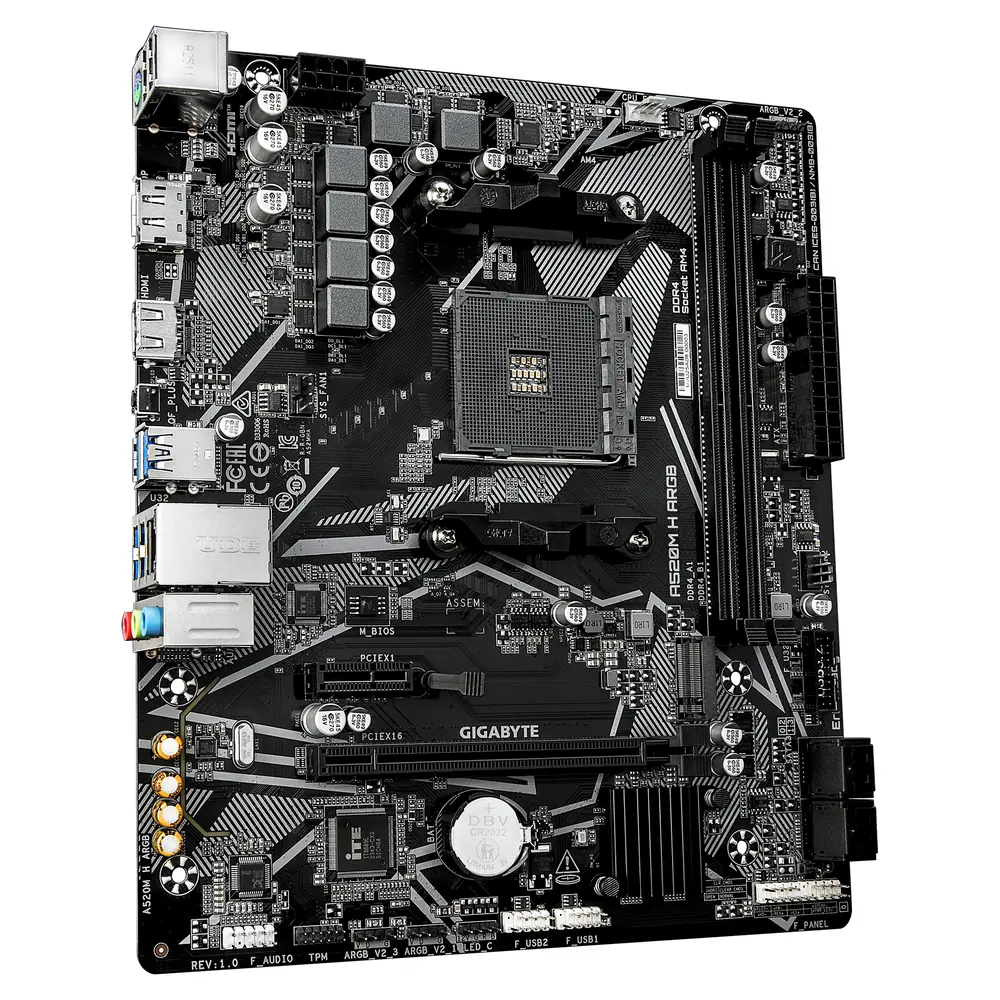 GigaByte A520M H ARGB alaplap – 3. kép