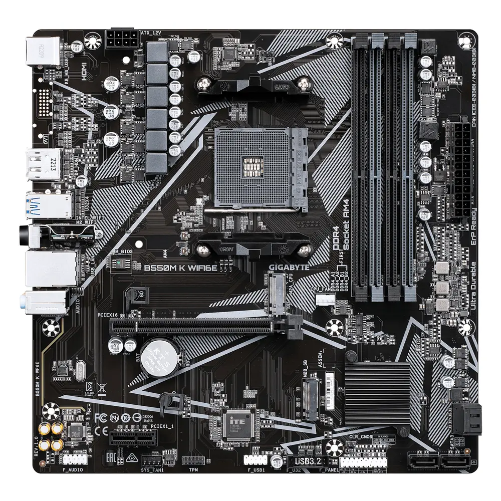 GigaByte B550M K WIFI6E alaplap – 2. kép