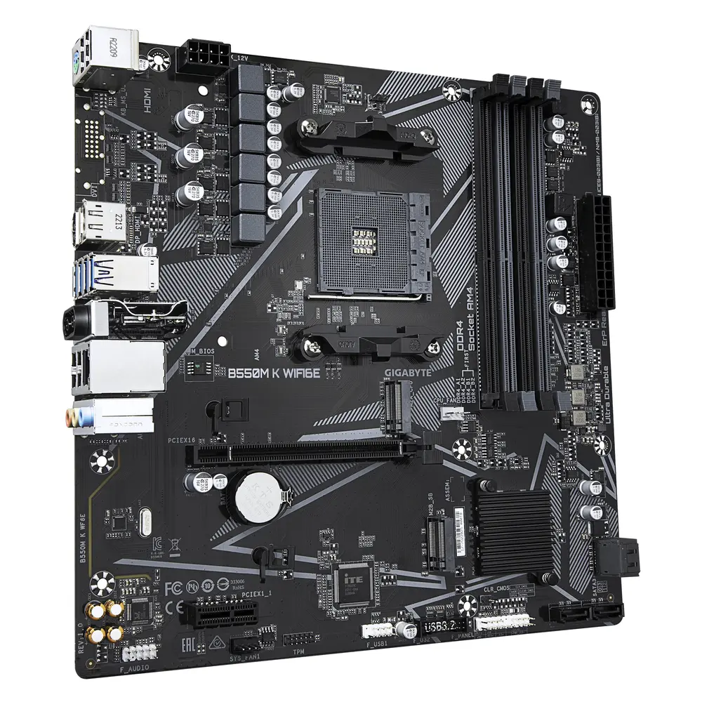 GigaByte B550M K WIFI6E alaplap – 3. kép