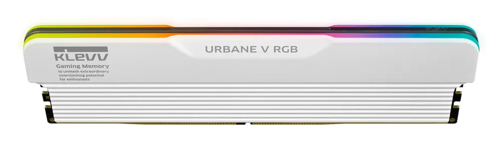 KLEVV URBANE V RGB 32GB 6000MT/s DDR5 memória CL28 Kit of 2 fehér RGB – 2. kép