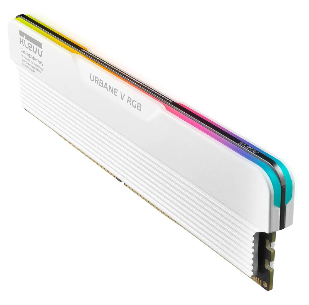 KLEVV URBANE V RGB 32GB 6000MT/s DDR5 memória CL28 Kit of 2 fehér RGB – 4. kép