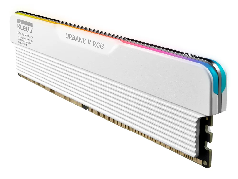 KLEVV URBANE V RGB 32GB 6000MT/s DDR5 memória CL28 Kit of 2 fehér RGB – 5. kép