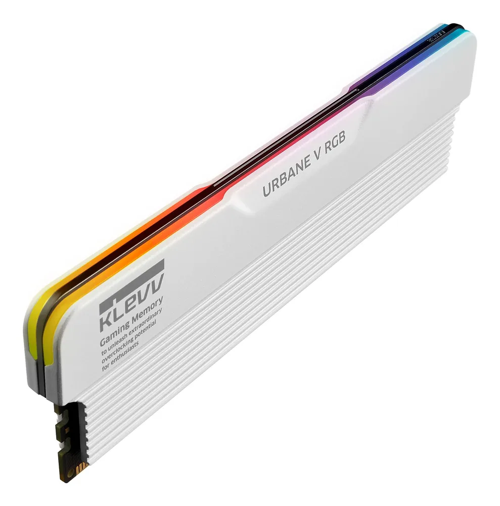 KLEVV URBANE V RGB 32GB 6000MT/s DDR5 memória CL28 Kit of 2 fehér RGB – 7. kép