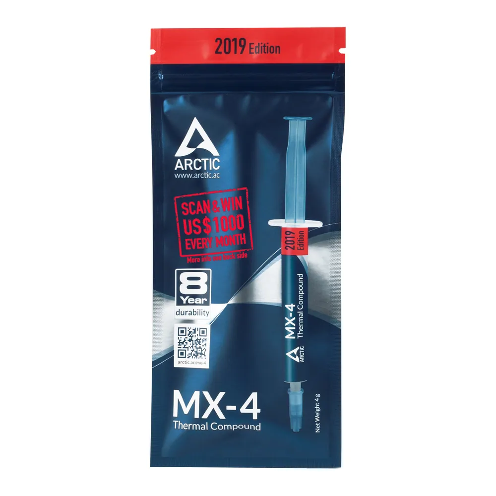 Arctic MX-4 2019 Edition Hővezető Paszta 4g – 2. kép