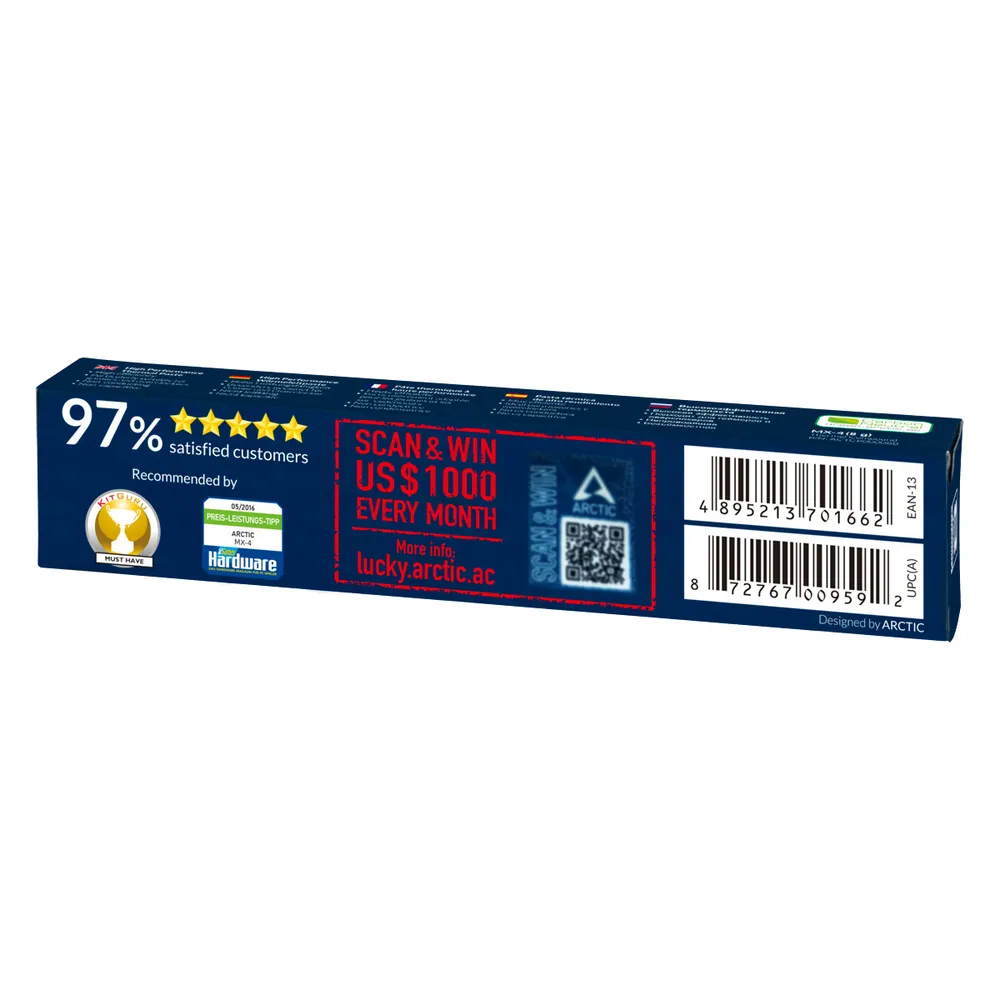 Arctic MX-4 2019 Edition Hővezető Paszta 8g – 3. kép