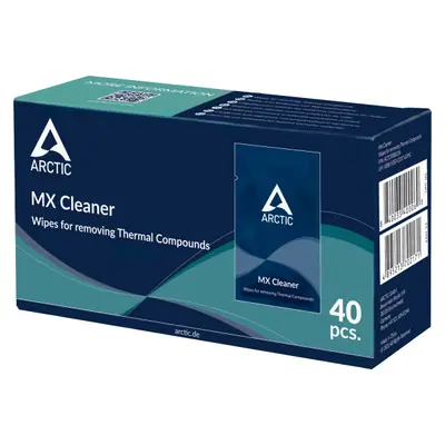 Arctic MX Cleaner Wipes for removing thermal compounds (box of 40 bags) – 2. kép