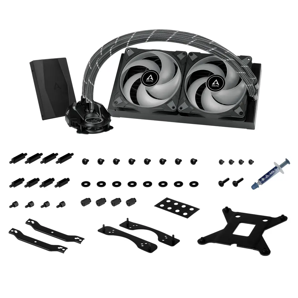 ARCTIC Liquid Freezer 280 II RGB Black + kontroller – 6. kép